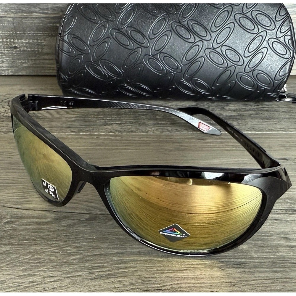 Oakley Sunglasses Pasque OO9222-0160 Polished Black w/ Prizm Rose Gold Polarized